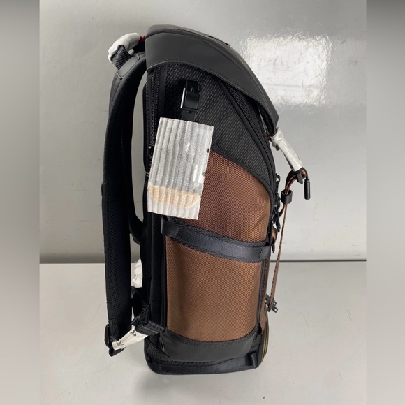 TUMI Alpha Bravo Expedition Flap Backpack - Black Onyx - Picture 3 of 8